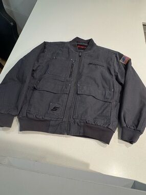 Snap-On Quilted Insulated Utility Work Jacket